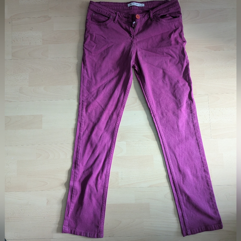 EUC Vibrant Purple Skinny Jeans
